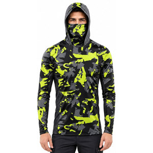Camisas de Pesca de Alta Calidad UPF50+ de Poliéster, Protección Solar, Impermeables, de Secado Rápido, Camisa con Capucha UV, Camisas de Pesca de Alto Rendimiento - Product Image 2