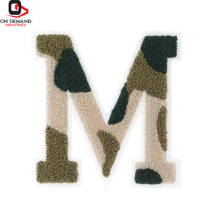 Custom Design Embroidered Chenille Letter <b>Patches</b> <b>Applique</b> Wholesale Supply For Clothing Decoration And Garment Use - Product Image 4