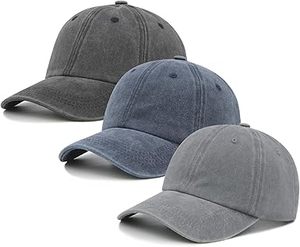 Gorra de Béisbol Unisex Gris de 6 Paneles, Ajustable, Informal, para Adultos, de Color Sólido, para las Cuatro Estaciones - Product Image 3