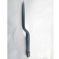 Pinces bipolaires à baïonnette Ellman 8 pouces en acier inoxydable, pointe antiadhésive de 1 mm, câble réutilisable, certifiées CE, haute qualité, pour chirurgie canine Pacho