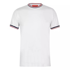 T-shirt personnalisé avec logo imprimé par sublimation du fabricant, vêtements décontractés pour hommes, 100% coton, design uni - Product Image 2