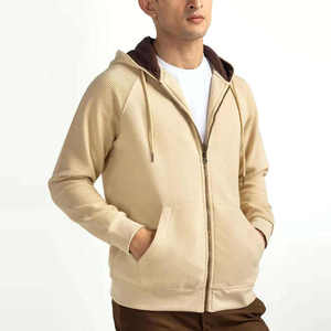 Sweat à capuche surdimensionné épais pour homme avec logo personnalisé, en molleton French Terry, épaules tombantes, fermeture éclair, idéal pour l'hiver - Product Image 1