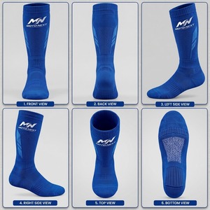 Chaussettes de motocross décontractées 2026 sur mesure, 100 % nylon, antidérapantes, séchage rapide, écologiques, motif uni, pour l'hiver – En vente - Product Image 1