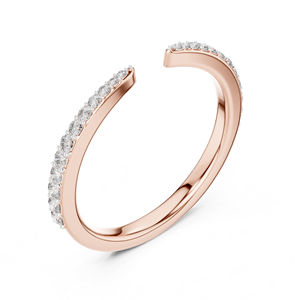 Anillo de Compromiso de Oro Amarillo de 14K con Diamante Cultivado en Laboratorio, Redondo, para Mujer |   Diamante Cultivado Nuevo - Product Image 6