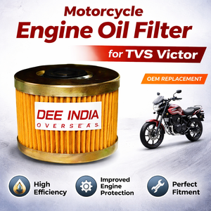 Filtro de Aceite de Motor para Motocicleta TVS Victor |   Elemento de Filtro de Aceite de Alta Eficiencia, Pieza de Repuesto OEM - Product Image 3