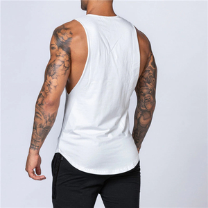 Camiseta sin Mangas para Fisicoculturistas - Ropa Casual y de Gimnasio para Verano, Spandex/Algodón de Secado Rápido, Logotipo y Diseño Personalizados - Product Image 4