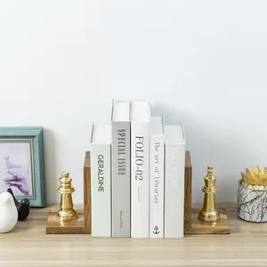 Premium Metal <b>Book</b> Stand Strong <b>Book</b> Holder Office Desk <b>Library</b> Abstract Handmade Gold-Plated Aluminium Antique Figurine - Product Image 1
