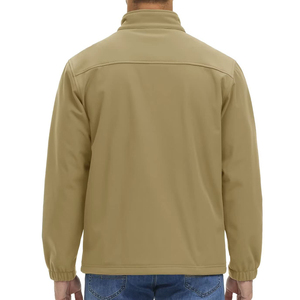 Veste softshell pour homme à manches longues fabriquée en usine, en vente, veste softshell pour homme tendance pour l'hiver, pour une utilisation en extérieur, service OEM - Product Image 3