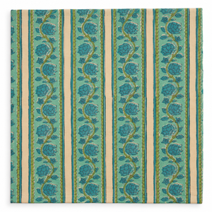 Tissu en coton bio premium Jaipur, imprimé à la main au bloc, motif floral indigo, léger 90 GSM, pour la décoration intérieure, chemises, robes, couvertures, coton durable - Product Image 4