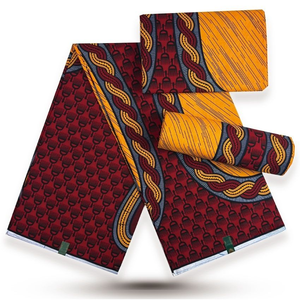 Tissu en coton imprimé Ankara africain de qualité supérieure pour la couture, les vêtements, l'artisanat et la mode par Hitjem Export Island Supplier - Product Image 4