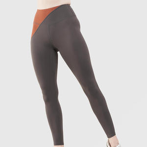 Leggings de performance en Spandex/Polyester pour femmes, taille haute, pour yoga, fitness et entraînement, taille XL, vente en gros, fabricant OEM - Product Image 2