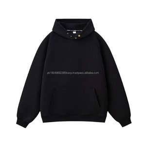 Sudadera con capucha de peso pesado de alta calidad con logotipo personalizado 100% algodón Puff estampado American Streetwear sudaderas con capucha y sudaderas para hombres - Product Image 3