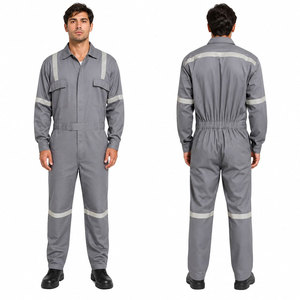 Combinaison de travail de sécurité / Vêtement de travail avec bandes réfléchissantes / Combinaison de sécurité pour hommes la plus vendue pour les travaux de construction - Product Image 1