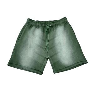 OEM Custom Men's Sweat <b>Shorts</b> Vintage Acid Washed Sweat <b>Shorts</b> Wholesale Oversize Plus Size <b>Y2k</b> Fashion Men Stone Washed <b>Shorts</b> - Product Image 4