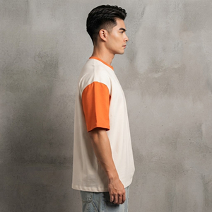 OEM Streetwear 100% Cotton Premium Quality Custom Logo Digital Printed <b>Cool</b> <b>Men's</b> <b>T</b>-<b>Shirts</b> 2-Tone Baggy Hip Hop Breathable - Product Image 6