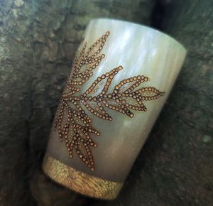 Newest Drinking Horn Glass with Polished Finish Authentic Horn <b>Mug</b> <b>for</b> Beer Mead and Wine - Product Image 2