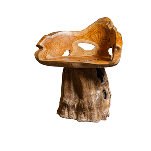 Juego de Mesa de Centro Rústica de Raíz de Teca de Lujo ARTERRA con Sillones Esculpidos - Muebles Hechos a Mano, Duraderos y Ecológicos para Sala de Estar y Patio - Product Image 2