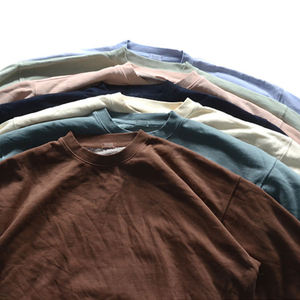 เสื้อสเวตเชิ้ตคอกลมผ้าฝ้าย 100% แบบวินเทจฟอกสี ทรงโอเวอร์ไซส์ สำหรับผู้ชาย - Product Image 2