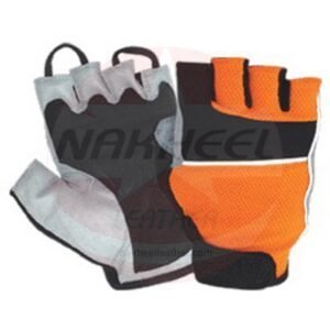 Custom Non-Slip Adjustable Wrist <b>Strap</b> Unisex Summer Half <b>Finger</b> Breathable Padded Neoprene Cycling Gloves for Bicycle Riding - Product Image 5