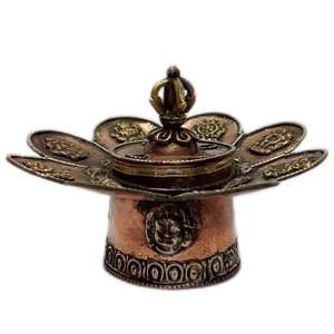Traditional Style Metal <b>Incense</b> <b>Burner</b> <b>Holder</b> Standing Design - Product Image 3