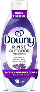 Downy RINSE & REFRESH Eliminador de Olores para Ropa y Suavizante de Telas, Lavanda Fresca, 48 fl oz, Seguro para TODAS las Telas, Suave para la Piel - Product Image 2