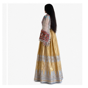 Último Modelo 2026: Lehenga Choli de Seda para Mujer, Vestido de Boda Bordado hasta el Suelo, Ajuste Holgado, Ropa Étnica para Adultos, Vestidos Afganos Kuchi - Product Image 2