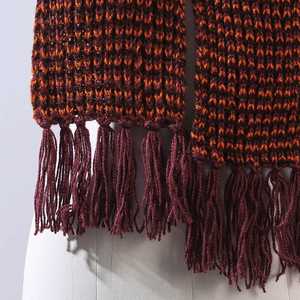 Écharpe tricotée unisexe format voyage - Cache-cou d'hiver compact et chaud - Écharpe portable en tricot côtelé doux avec logo personnalisé - Product Image 6