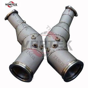 VORTEX Audi RS6 RS7 Tubo de Escape de Alto Rendimiento de Acero Inoxidable de 1.5 mm, Soldado con TIG a Alta Temperatura, Color Azul Quemado, Modificado para Carreras - Product Image 5