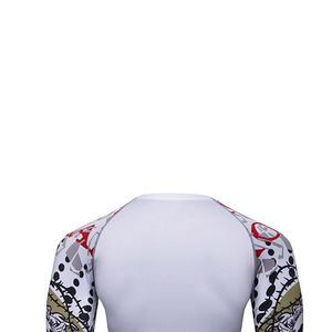 Camiseta de Compresión para Hombre, Transpirable, Manga Larga, para Entrenamiento de MMA, Protección UV UPF50+, Secado Rápido, 100% Algodón - Product Image 5