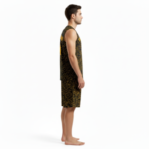 Tenues de basketball sur mesure de qualité professionnelle, maillots de basketball 100 % polyester sans manches, ensemble de maillots de basketball. - Product Image 4