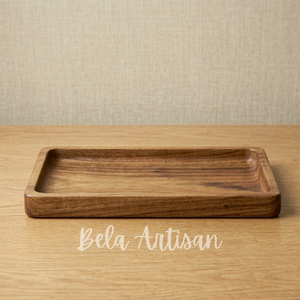 Bandeja de Servir Rectangular de Madera Papdi Hecha a Mano, con Grano Natural Premium, Estilo Moderno Rústico, para Diwali y Decoración del Hogar para Bodas - Product Image 3