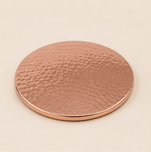 Eco-Friendly Hand-Hammered Solid Copper Coasters Metal <b>Cup</b> <b>Mats</b> For Home Bar And Restaurant Durable Antique Style Drinkware - Product Image 6