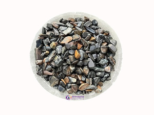 Vente en gros de cristaux d'agate du Botswana gravés polis de 3-5 mm, graviers de pierres de guérison en vrac vertes pour la décoration intérieure chez Amayra Crystals - Product Image 5