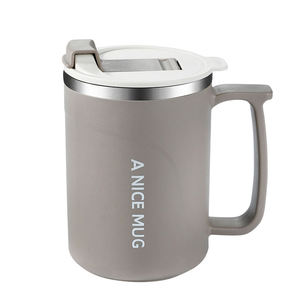 Superior Grade Metal Coffee Tankard Spill Resistant Lid Included For Camping Trips And Home Office Comfort - Product Image 1