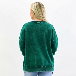 Sudadera Exclusiva para Mujer con Lavado Ácido, Ropa Casual de Calle de Alta Calidad Premium con Logotipo Personalizado, Servicio OEM de Marca Privada, Venta al Por Mayor - Product Image 3