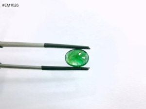 Esmeralda Zambiana Natural, Corte Ovalado Facetado, 3.63ct, Alta Calidad, Gema Suelta para Joyería - Product Image 2