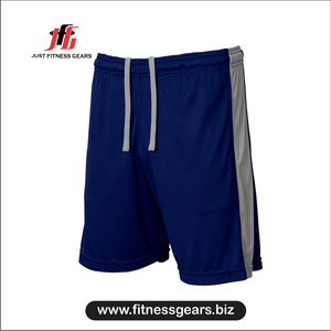 Shorts en polyester tricoté pour homme, taille élastique, séchage rapide, sportif, décontracté, vêtements de fitness - Product Image 1