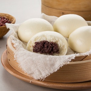 ขนมปังนึ่งอันฮง ไส้ถั่วแดงแบบเกาหลี ขนมแช่แข็ง รสหวานและเค็ม ของว่าง - Product Image 3