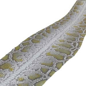 Chính hãng 0.6mm dày rám nắng da rắn da trăn mềm trang trí in Da Giày váy lót thắt lưng ghế sofa - Product Image 3