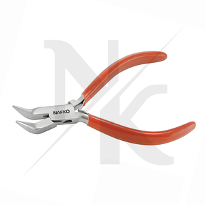 Alicates de punta plana de acero inoxidable de alta calidad OEM de 130 mm para bisutería, manualidades con alambre, engaste de joyas, herramientas y equipos de joyería. - Product Image 3