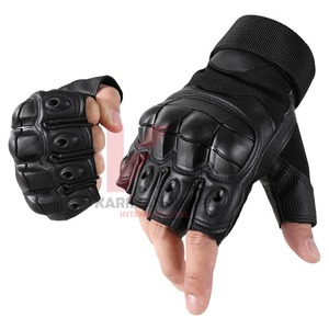 Guantes de paintball duraderos, acolchado resistente a los golpes, correa de muñeca ajustable, guantes protectores tácticos de dedo completo para exteriores - Product Image 1