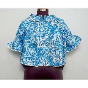 ชุดเดรสลำลองสำหรับสาวออฟฟิศ ผ้าฝ้ายแท้ 100% ถักมือ แขนยาว คอทรงโอ พิมพ์ลายดอกไม้ ทรงหลวมทันสมัย เป็นมิตรกับสิ่งแวดล้อม - Product Image 1