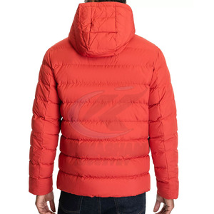 Vestes d'hiver matelassées confortables pour hommes, de haute qualité, fabriquées au Pakistan, col montant, logo sur le devant, respirantes, écologiques - Product Image 2