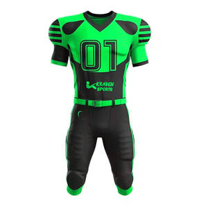 Uniforme de Fútbol Americano para Adultos, Alta Calidad, Precio Bajo, Venta al Por Mayor, 100% Poliéster - Product Image 2