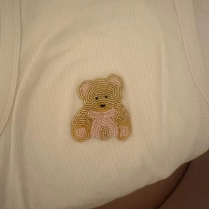 Porte-clés brodés et accessoires de sac en perles de rocaille, breloques de sac brodées à la main en perles de rocaille avec motifs festifs - Product Image 6