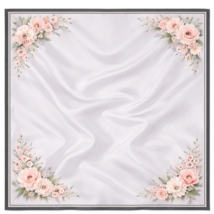 Foulard bandana décontracté en coton et soie, accessoire de cou léger, imprimé cachemire ou uni, style mode estival - Product Image 2