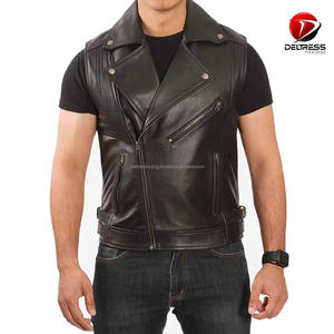 Chaqueta de Motocicleta de Cuero para Hombre, Transpirable, para Carreras de Autos - Product Image 4