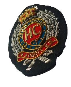 Écussons de blazer de luxe sur mesure de haute qualité, épingle de sûreté, nouveau design, aspect premium, fil de bouillon 3D en relief, résistant à l'eau - Product Image 3