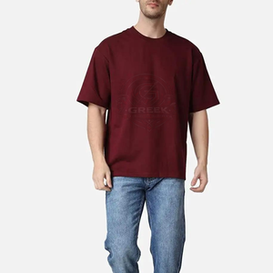 T-shirts pour hommes de qualité supérieure, légers, respirants, à séchage rapide, mélange coton/polyester, coupe ample, manches courtes, col rond, impression numérique - Product Image 2