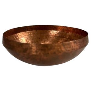 Petit bol de service en cuivre décoratif, vaisselle artisanale, design traditionnel, cuisine, salle à manger, restauration, hôtellerie, présentation alimentaire - Product Image 6